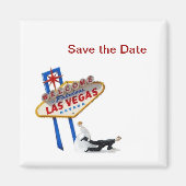 Save the Date Las Vegas Magnet (Vorne)