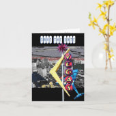 Save the Date Las Vegas Moderne Hochzeit Karte (Gelbe Blume)