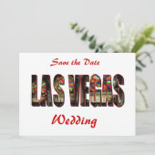 Save the Date Las Vegas Wedding (Stehend Vorderseite)