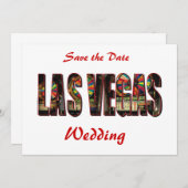 Save the Date Las Vegas Wedding (Vorne/Hinten)