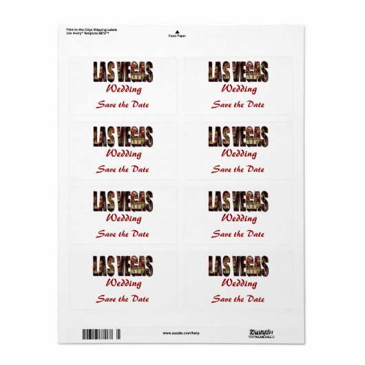 Save the Date/Las Vegas Wedding (Vorne)