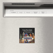 Save the Date Las Vegas Wedding Magnet (In Situ (Geschirrspüler))