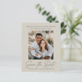 Save the Date Lässiges Skript bearbeiten (Stehend Vorderseite)