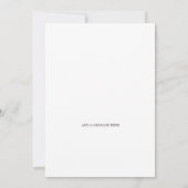 Save the Date, Lavish Florals Einladung (Rückseite)