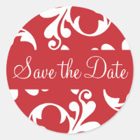 Save the Date Leaf Blühte Umschlag Sticker Siegel