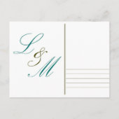 Save the Date leere Postkarten ausfüllen (Rückseite)