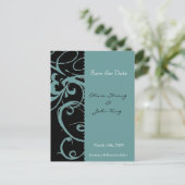 Save the Date - Lesezeichen Postkarte (Stehend Vorderseite)