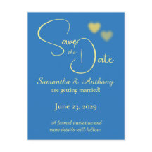 Save the Date leuchtende Herzen