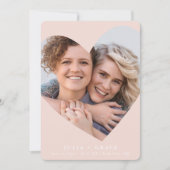 SAVE THE DATE lgbtq Modernes Foto Einladung (Vorderseite)