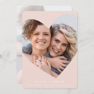 SAVE THE DATE lgbtq Modernes Foto Einladung