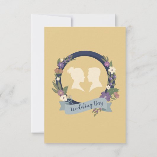 Save the Date Library Wedding Books lädt ein (Rückseite)