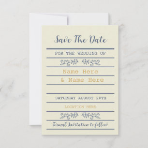 Save the Date Library Wedding Books lädt ein
