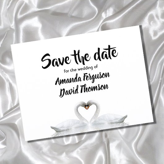 Save the Date Liebe Ankündigungspostkarte
