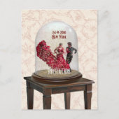 Save the Date Liebe Postkarte (Vorderseite)