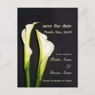 Save the Date, Lilienkarten Ankündigungspostkarte
