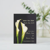 Save the Date, Lilienkarten Ankündigungspostkarte (Stehend Vorderseite)