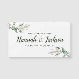 Save the Date *Lovely Greenery* Magnet