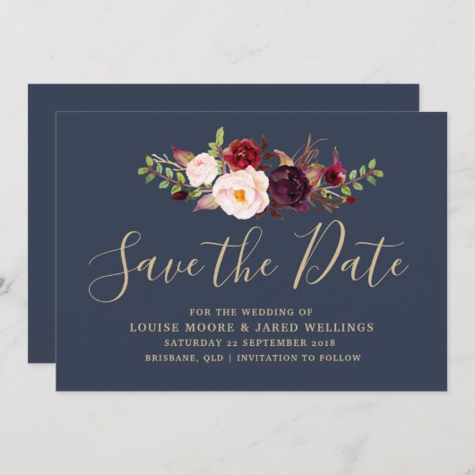 Save the Date - Lucy Suite (Vorne/Hinten)