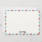 Save the Date Luftpost (Rückseite)