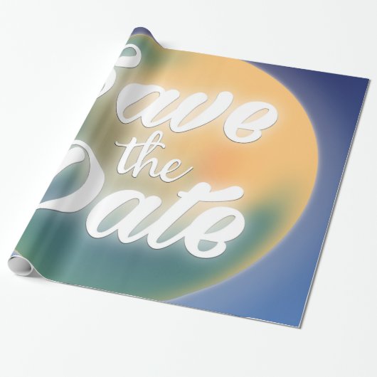 Save the Date Magical Moon Geschenkpapier (Ungerollt)
