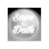 Save the Date Magical Moon Gummistempel (Prägung)