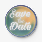 Save the Date Magical Moon Pappteller (Vorderseite)