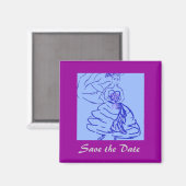 Save the Date Magnet (Vorderseite/Rückseite)