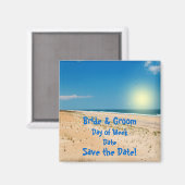 Save the Date - Magnet (Vorderseite/Rückseite)