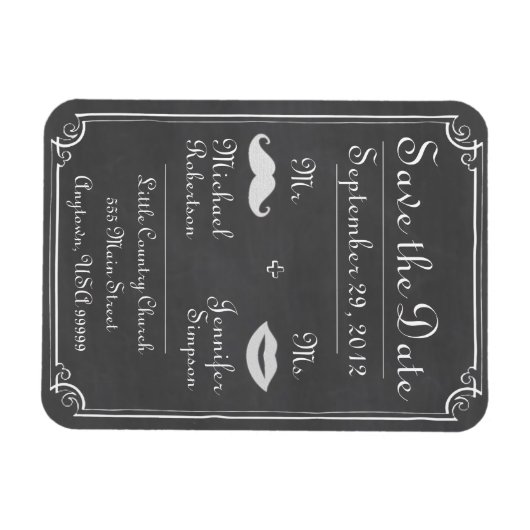 Save the Date Magnet (Horizontal)