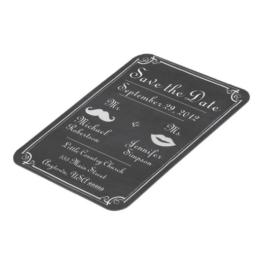 Save the Date Magnet (Linke Seite)