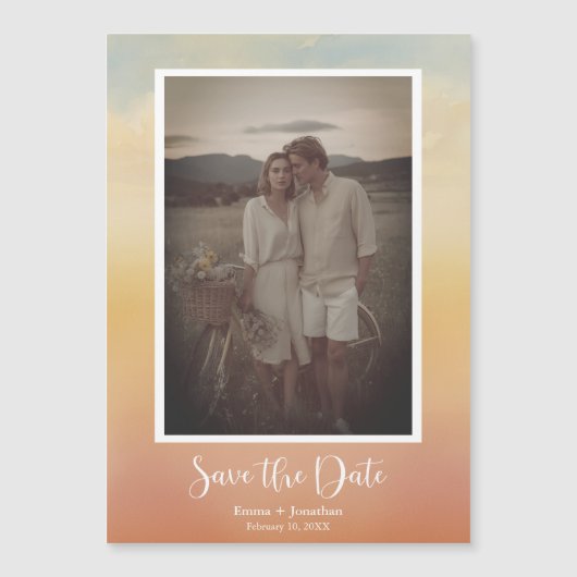 Save the Date Magnet (Vorderseite)