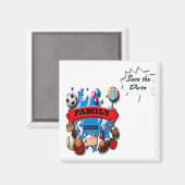 Save the Date Magnet (Vorderseite/Rückseite)