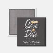 Save The Date Magnet (Vorderseite/Rückseite)