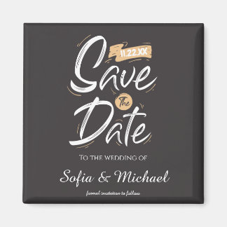 Save The Date Magnet