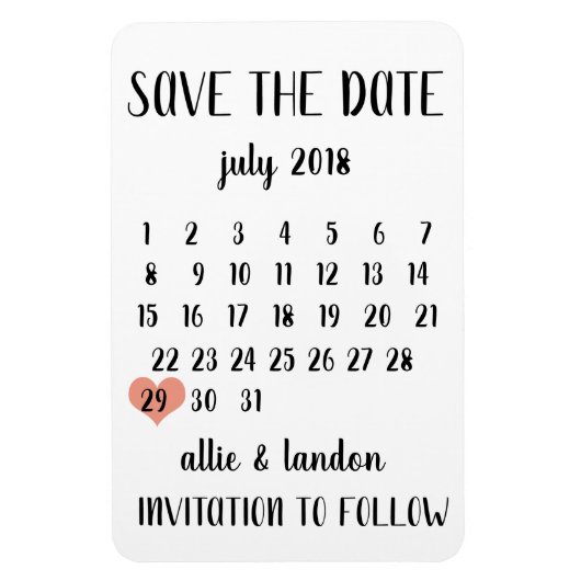 Save The Date | Magnet (Vertikal)