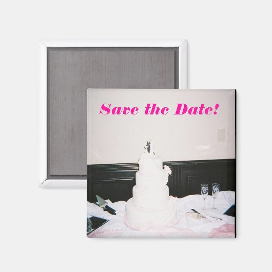 Save The Date! Magnet (Vorderseite/Rückseite)