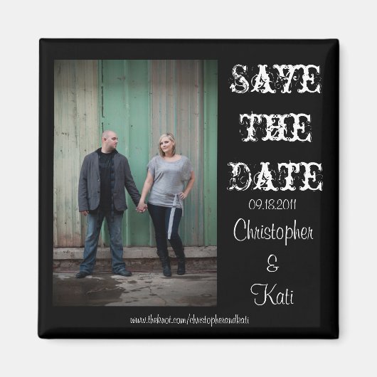 Save The Date Magnet (Vorne)