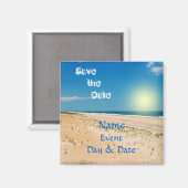 Save the Date - Magnet (Vorderseite/Rückseite)