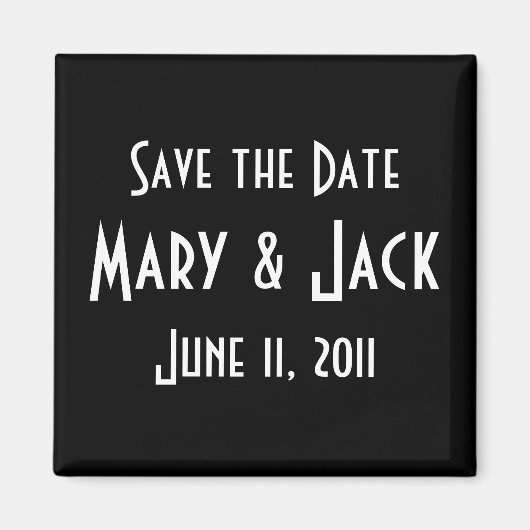 Save the Date Magnet (Vorne)
