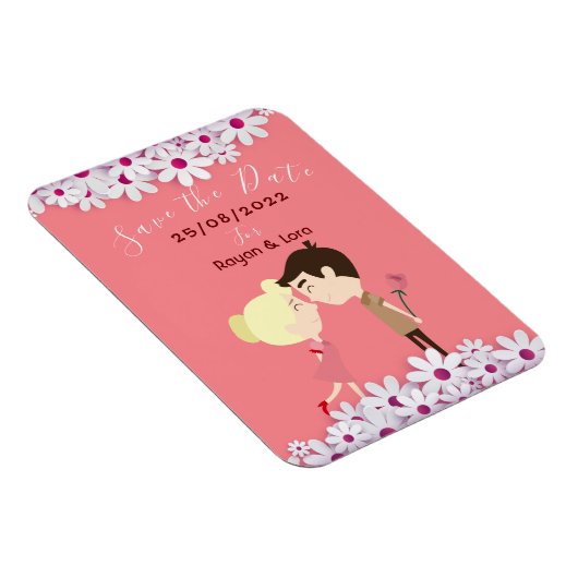 Save the Date Magnet (Rechte Seite)