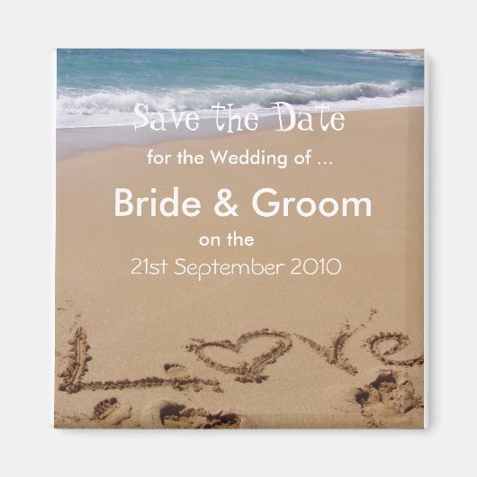 Save the Date Magnet (Vorne)