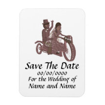 Save the Date Magnet Biker Hochzeiten