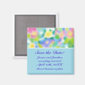 'Save the Date' Magnet, Frühlingsblumen Magnet (Vorderseite/Rückseite)