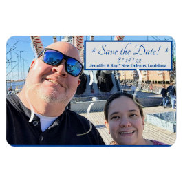 Save the Date Magnet für flexibles Foto