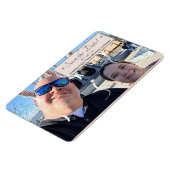 Save the Date Magnet für flexibles Foto (Linke Seite)