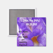 Save the Date! Magnet-Gastgeschenke Hochzeiten Ret Magnet (Vorderseite/Rückseite)