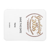 Save the Date Magnet / Imán Graduación (Horizontal)