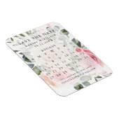 Save The Date | Magnet | Kalender (Rechte Seite)