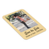Save the date magnet personalized photo (Rechte Seite)