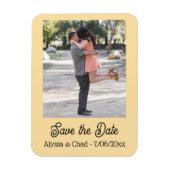 Save the date magnet personalized photo (Vertikal)